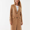 Boss Вълнено палто Catara 50501019 Бежов Slim Fit за Жени цена
