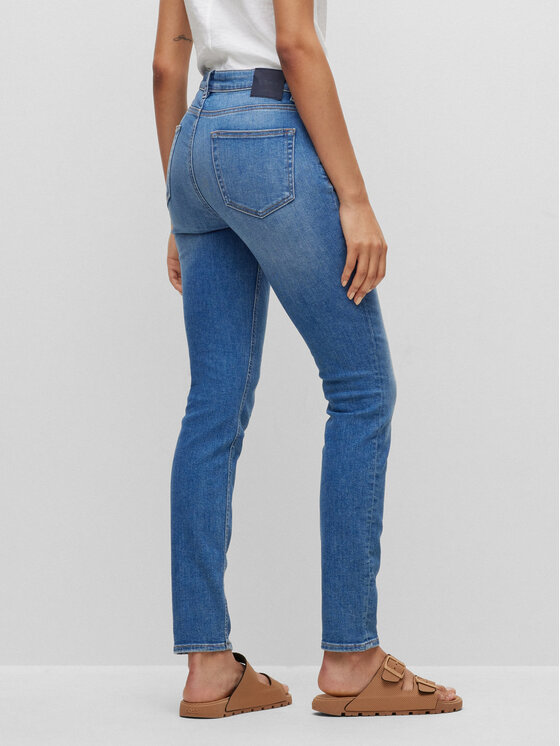Boss Дънки 50492769 Син Slim Fit за Жени цена