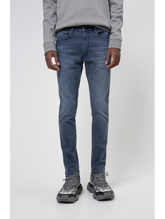 Boss Дънки Skinny Fit Hugo 734 50430974 Тъмносин Skinny Fit за Мъже цена