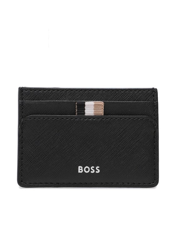 Boss Калъф за кредитни карти Zair Money Clip I 50485622 Черен за Мъже цена