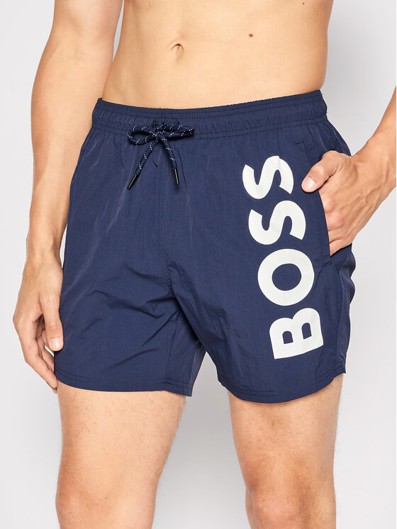 Boss Плувни шорти Octopus 50469602 Тъмносин Regular Fit за Мъже цена