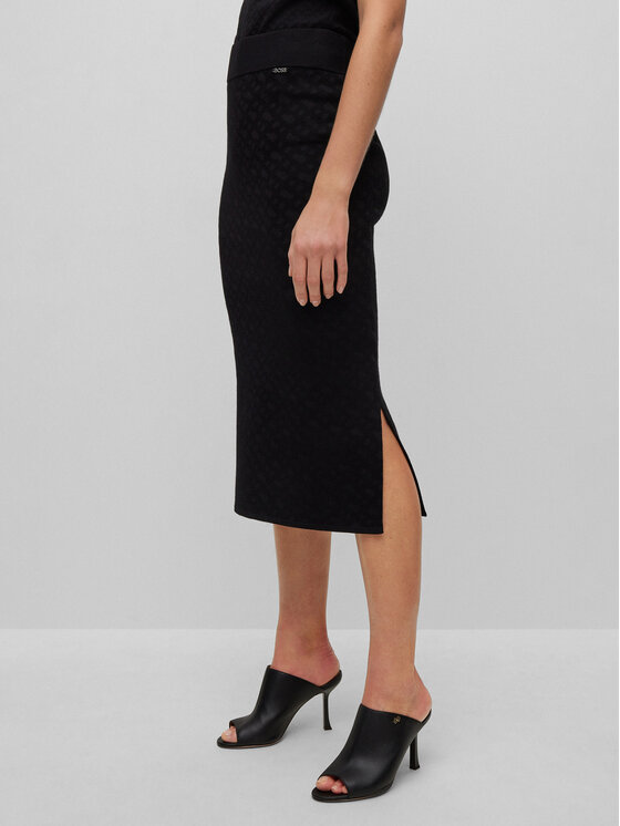 Boss Пола тип молив 50493889 Черен Slim Fit за Жени цена