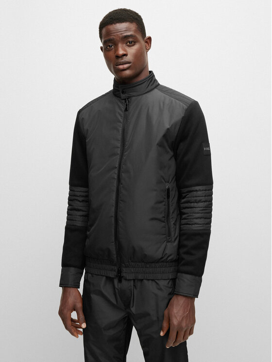 Boss Преходно яке 50481756 Черен Regular Fit за Мъже цена