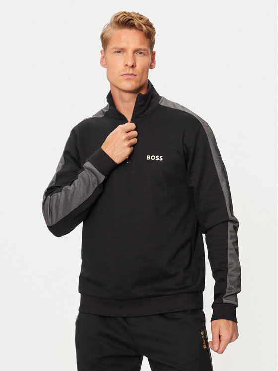 Boss Суитшърт 50527551 Черен Regular Fit за Мъже цена