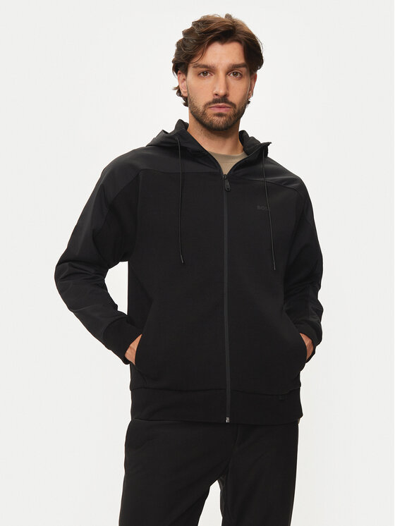 Boss Суитшърт Sariq 50519019 Черен Regular Fit за Мъже цена