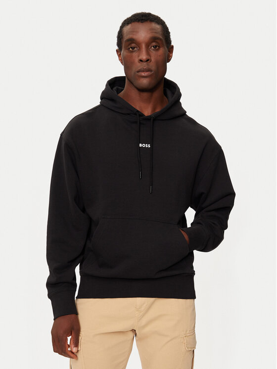 Boss Суитшърт WeSmallhood 50514530 Черен Regular Fit за Мъже цена