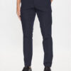 Boss Текстилни панталони Kaito1_T 50487754 Тъмносин Slim Fit за Мъже цена