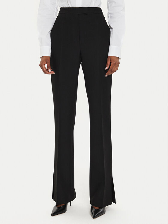 Boss Текстилни панталони Tubeka4 50518874 Черен Slim Fit за Жени цена