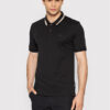 Boss Тениска с яка и копчета Panrose 38 50469360 Черен Slim Fit за Мъже цена