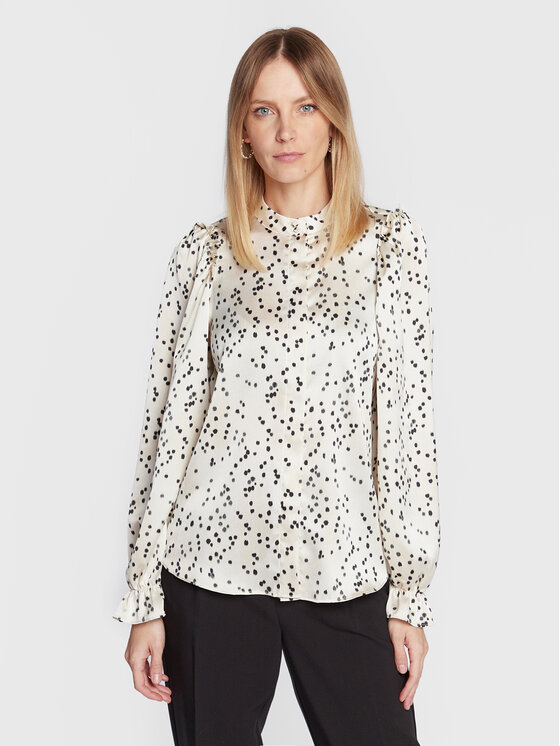 Bruuns Bazaar Блуза Acacia Fria BBW3195 Екрю Regular Fit за Жени цена