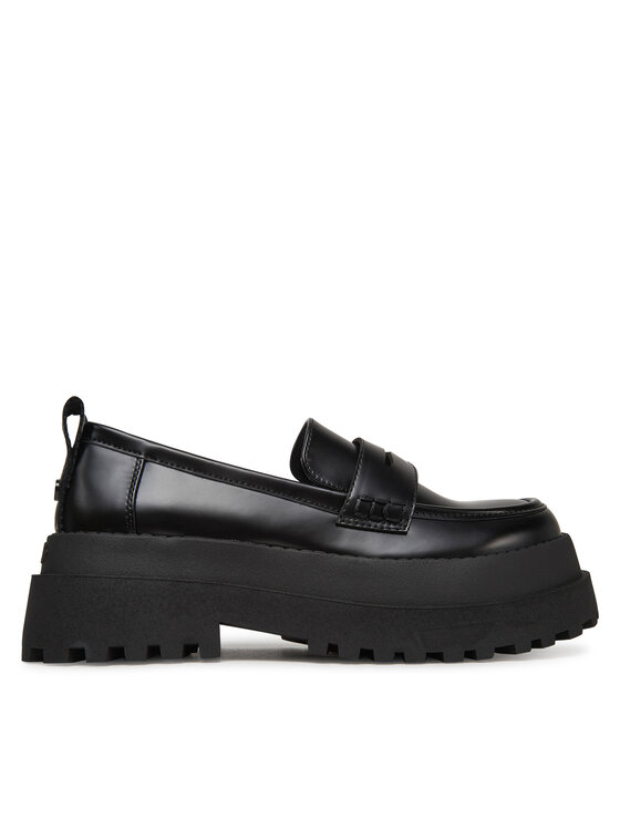 Buffalo лоуфъри с дебела подметка Pluto Loafer 1624086 Черен за Жени цена