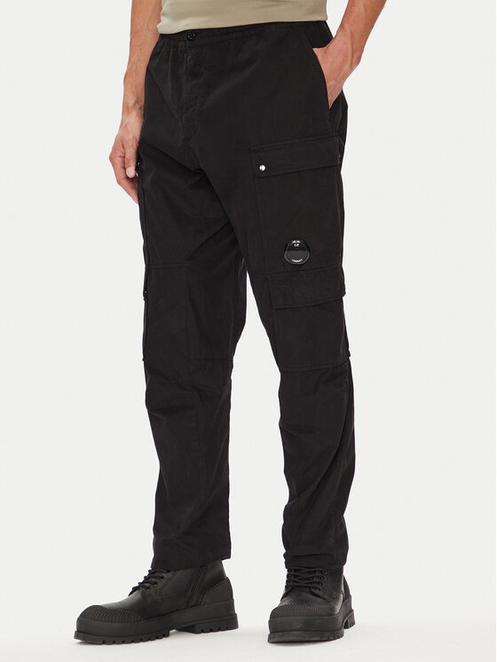 C.P. Company Текстилни панталони 19CMPA173A110324G Черен Regular Fit за Мъже цена