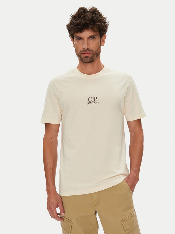 C.P. Company Тишърт 19CMTS106A006586W Зелен Regular Fit за Мъже цена