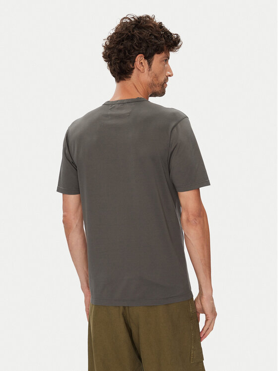 C.P. Company Тишърт 19CMTS132A006374G Сив Regular Fit за Мъже цена