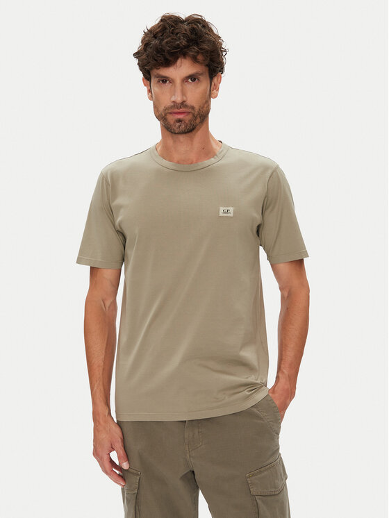 C.P. Company Тишърт 19CMTS132A006374G Сив Regular Fit за Мъже цена