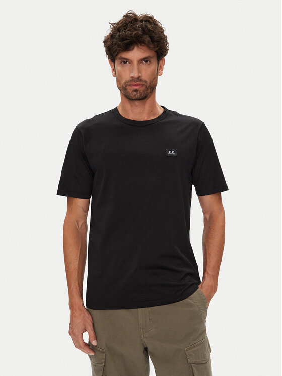 C.P. Company Тишърт 19CMTS132A006374G Черен Regular Fit за Мъже цена