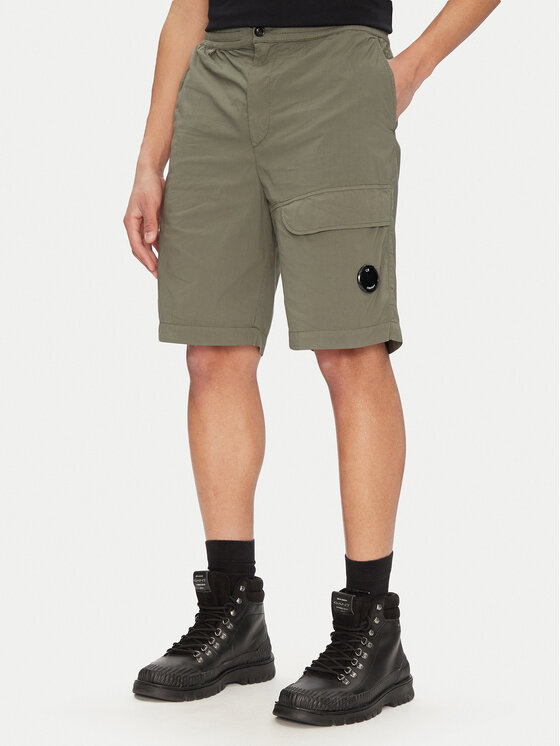 C.P. Company Шорти от плат 18CMBE172A006439G Сив Relaxed Fit за Мъже цена