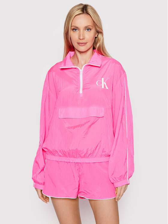 Calvin Klein Jeans Анорак J20J219008 Розов Relaxed Fit за Жени цена