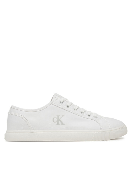 Calvin Klein Jeans Гуменки Ess Vulc Low Mg Canvas YM0YM01209 Бял за Мъже цена