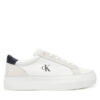 Calvin Klein Jeans Гуменки Vulc Flatform Mg Nylon Mix YW0YW01896 Бял за Жени цена