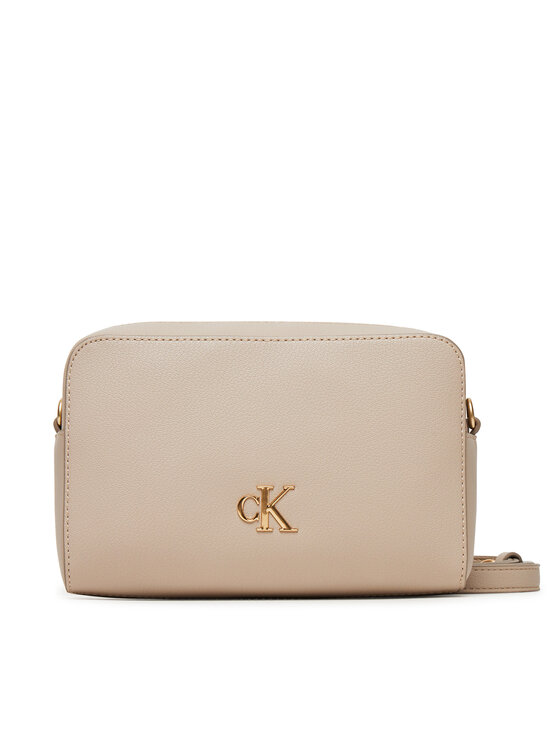 Calvin Klein Jeans Дамска чанта Minimal Monogram Ew Camera Bag LV04K3162G Екрю за Жени цена