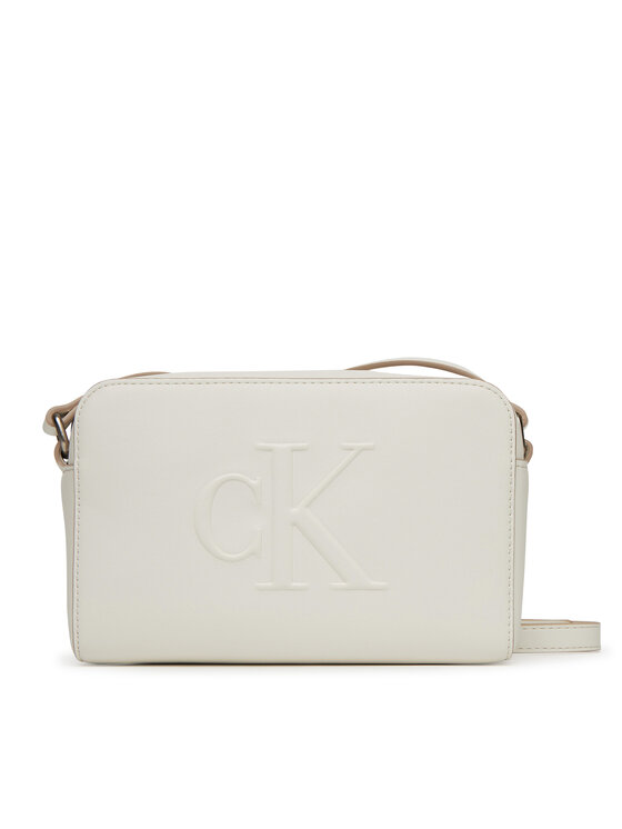 Calvin Klein Jeans Дамска чанта Sculpted Ew Camera Bag LV04K3036G Бял за Жени цена