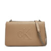 Calvin Klein Jeans Дамска чанта Sculpted Ew Flap25 Shoulder Bag LV04K3035G Бежов за Жени цена