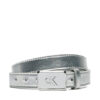 Calvin Klein Jeans Детски колан Metallic Buckle Belt IU0IU00666 Сребрист цвят на ниска цена