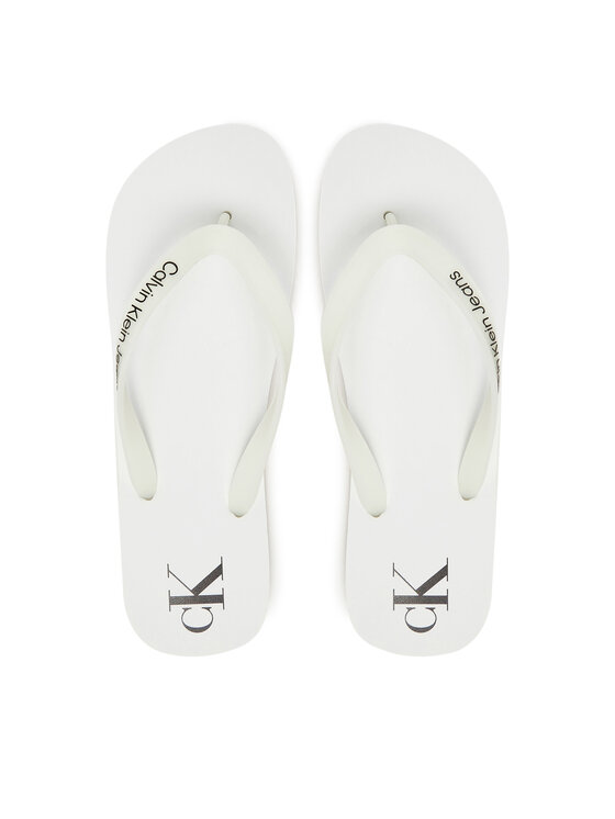 Calvin Klein Jeans Джапанки Beach Sandal Transparent Tpu YM0YM01267 Бял за Мъже цена
