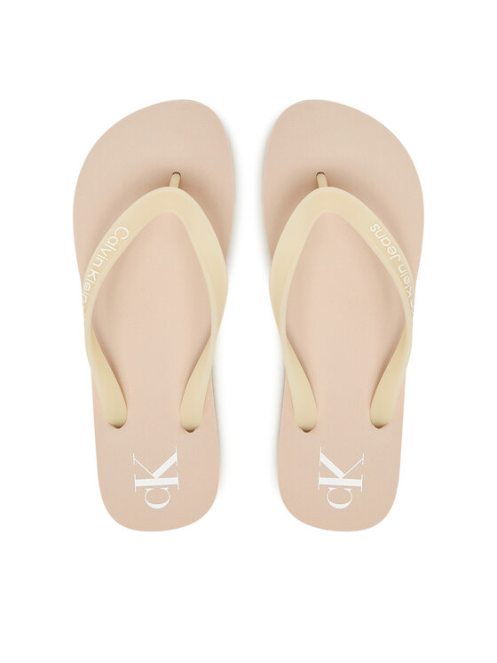 Calvin Klein Jeans Джапанки Beach Sandal Transparent Tpu YW0YW01829 Розов за Жени цена