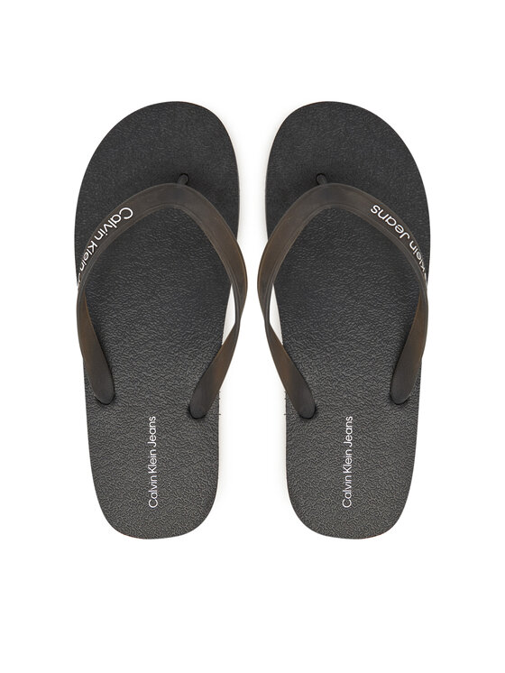 Calvin Klein Jeans Джапанки Thong+ Tpu YM0YM01265 Черен за Мъже цена