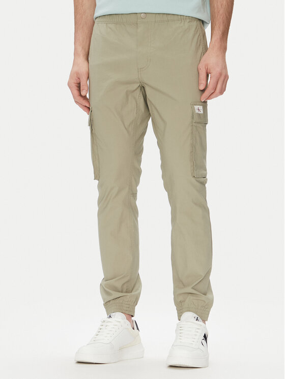 Calvin Klein Jeans Джогъри J30J327614 Зелен Slim Fit за Мъже цена