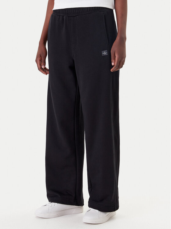 Calvin Klein Jeans Долнище анцуг LV047C249G Черен Regular Fit за Жени цена