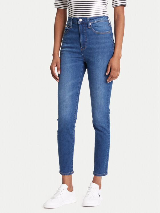 Calvin Klein Jeans Дънки LV047B773G Тъмносин Skinny Fit за Жени цена