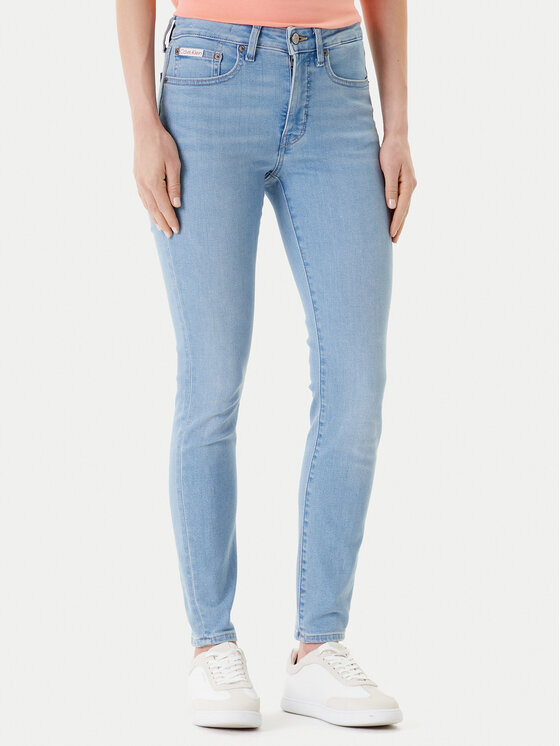 Calvin Klein Jeans Дънки LV047C776G Син Skinny Fit за Жени цена