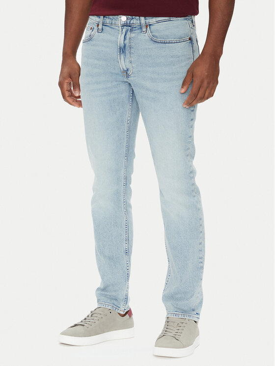 Calvin Klein Jeans Дънки LV04RB736G Син Slim Fit за Мъже цена