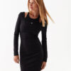 Calvin Klein Jeans Ежедневна рокля J20J221399 Черен Regular Fit за Жени цена