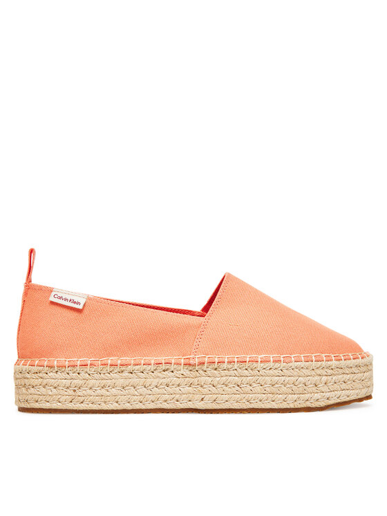Calvin Klein Jeans Еспадрили Platform Espadrille Ml Cs YW0YW01871 Оранжев за Жени цена