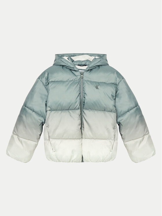 Calvin Klein Jeans Зимно яке Gradient IG0IG02591 D Зелен Regular Fit за Момичета цена