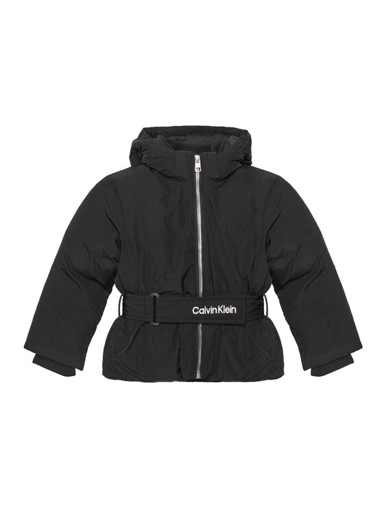Calvin Klein Jeans Зимно яке IG0IG02976 M Черен Regular Fit за Момичета цена