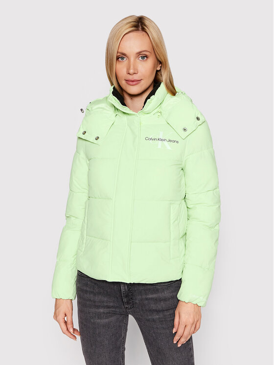 Calvin Klein Jeans Зимно яке J20J219007 Зелен Regular Fit за Жени цена