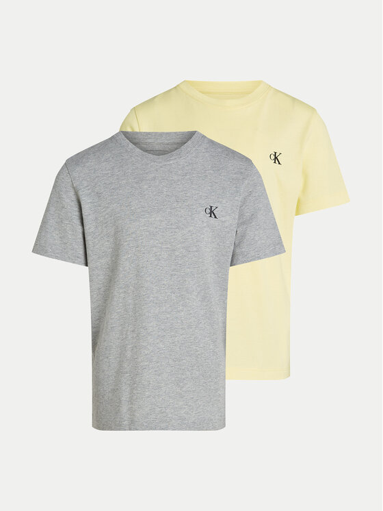 Calvin Klein Jeans Комплект 2 тишъртки Monogram IB0IB01093 Цветен Regular Fit за Момчета цена
