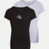Calvin Klein Jeans Комплект 2 тишъртки Monologo IG0IG02860 Цветен Slim Fit за Момичета цена