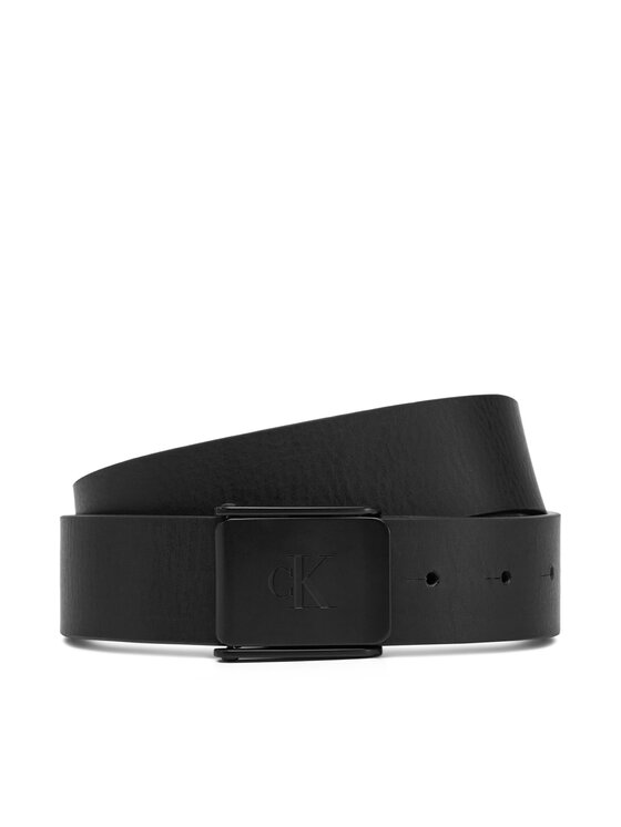 Calvin Klein Jeans Мъжки колан Clamp Casual Plaque Buckle 3.8Mm LV04G7000G Черен за Мъже цена