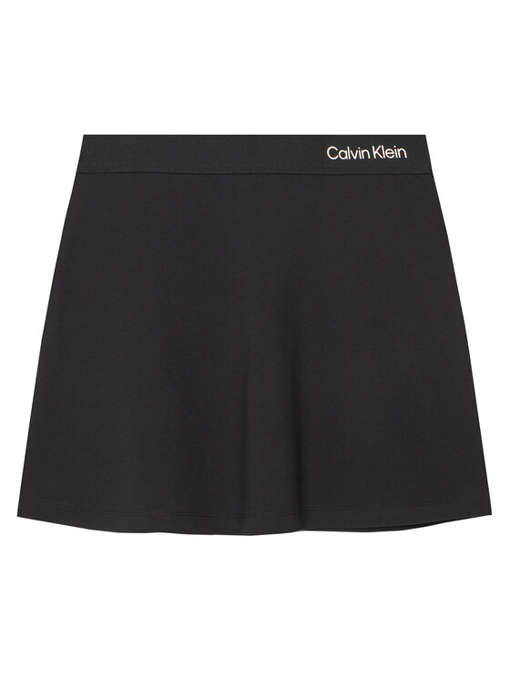Calvin Klein Jeans Пола Logo Tape IG0IG02784 D Черен Regular Fit за Момичета цена