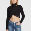 Calvin Klein Jeans Поло J20J219786 Черен Slim Fit за Жени цена