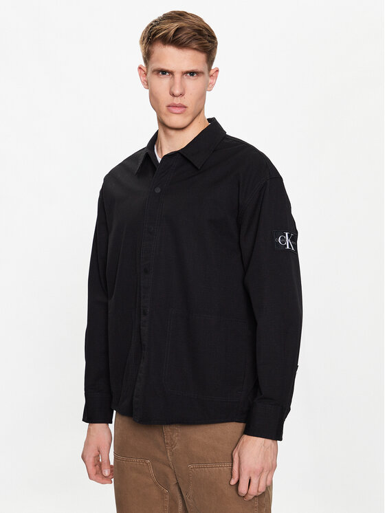 Calvin Klein Jeans Преходно яке J30J322951 Черен Oversize за Мъже цена