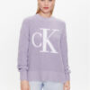 Calvin Klein Jeans Пуловер J20J221347 Виолетов Regular Fit за Жени цена