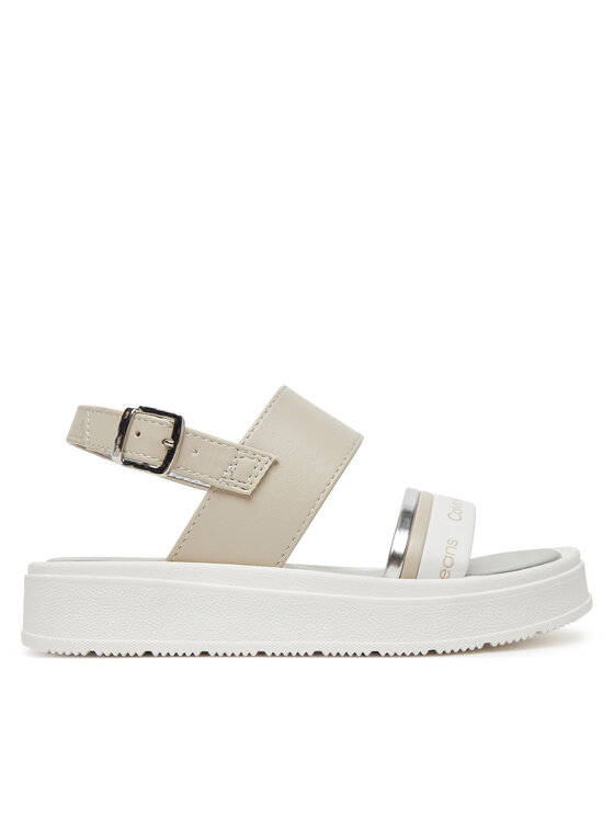 Calvin Klein Jeans Сандали V4A2-82053-0371A M Бежов за Момичета цена