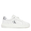 Calvin Klein Jeans Сникърси Chunky Cupsole Lth Silver YW0YW01876 Бял за Жени цена